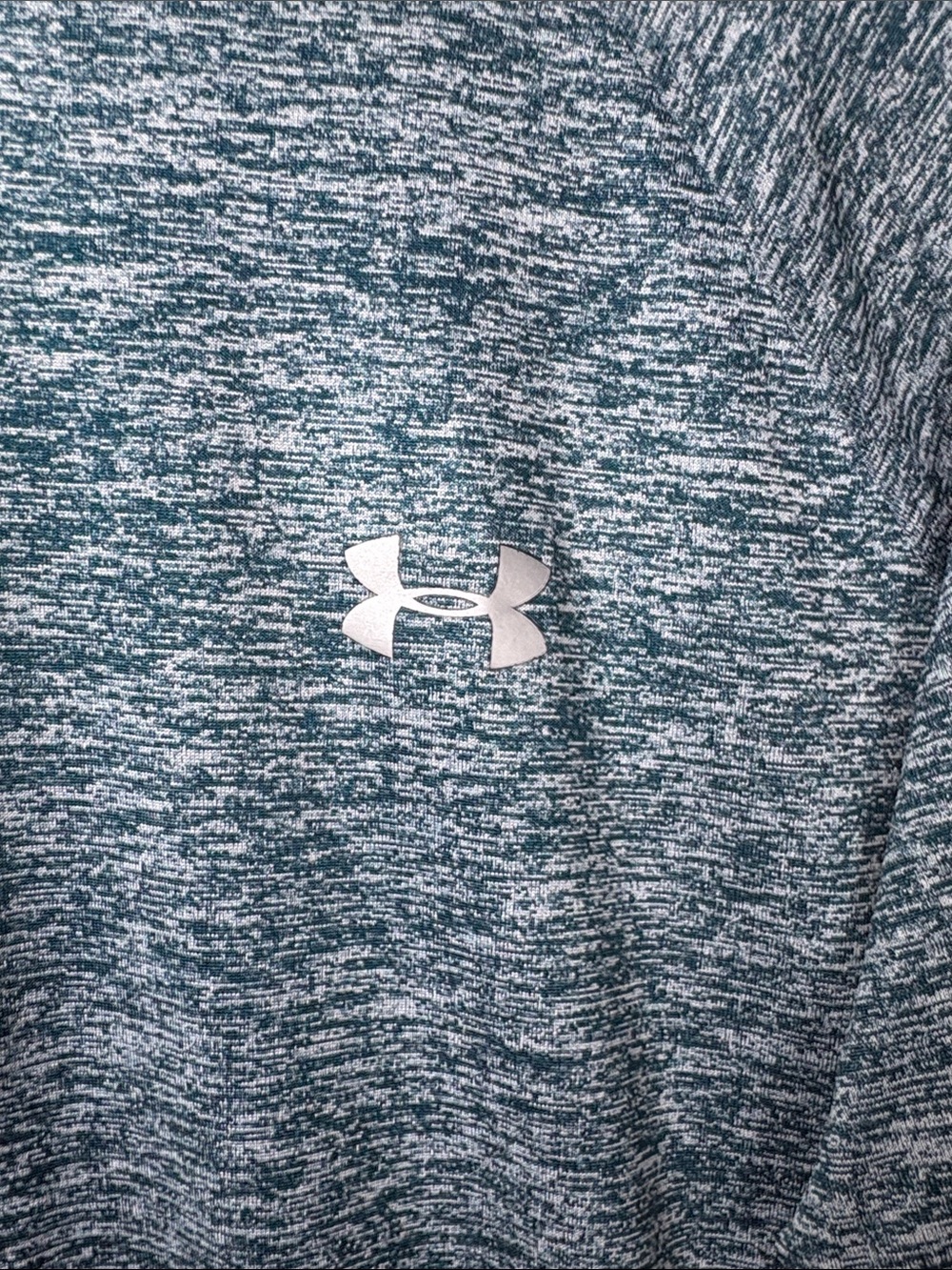Under Armour Tech Twist Heather Teal Mint 1/4 Zip Pullover Womens Size M - Picture 3 of 5